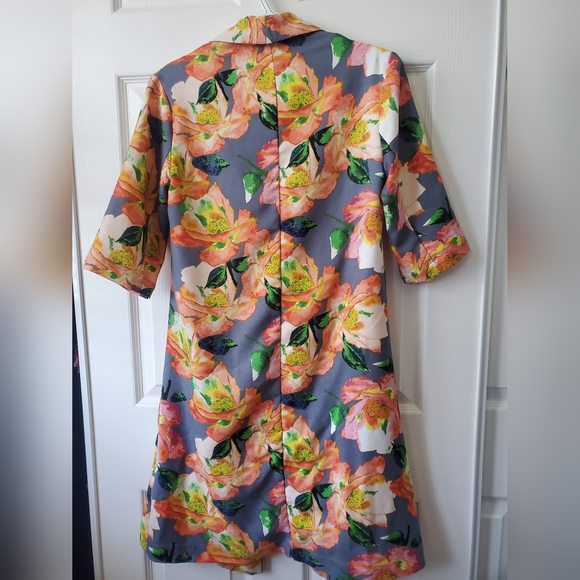 Long Floral Dress/Blazer - Picture 6 of 8